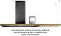 Preview: Elica BIO ISLAND BLRO/A/120 ROVERE - Inselhaube, Schwarz/Eichenholz, Umluft/Abluft, 120 cm